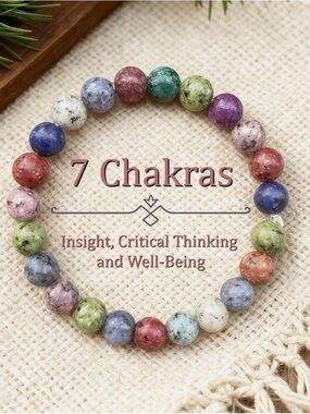 💎4/$20💎 7 Chakras Multicolor Bracelet